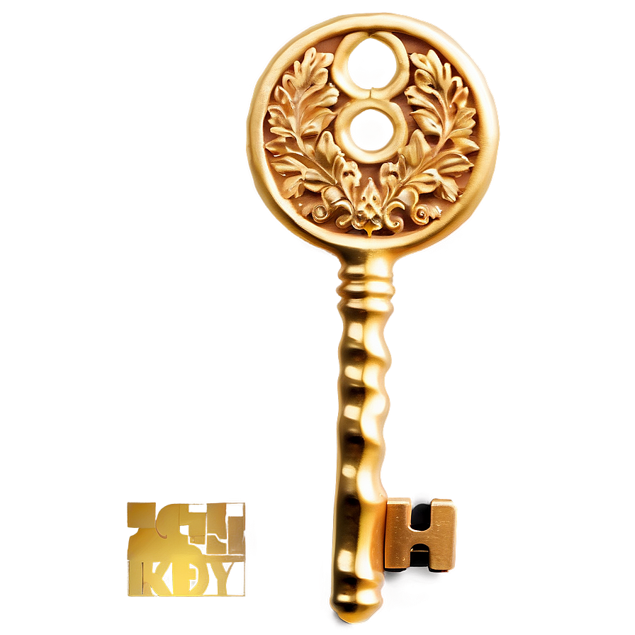 Golden Key Png 44 PNG image