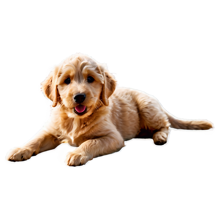 Golden Labradoodle Puppy Png Nkq PNG image