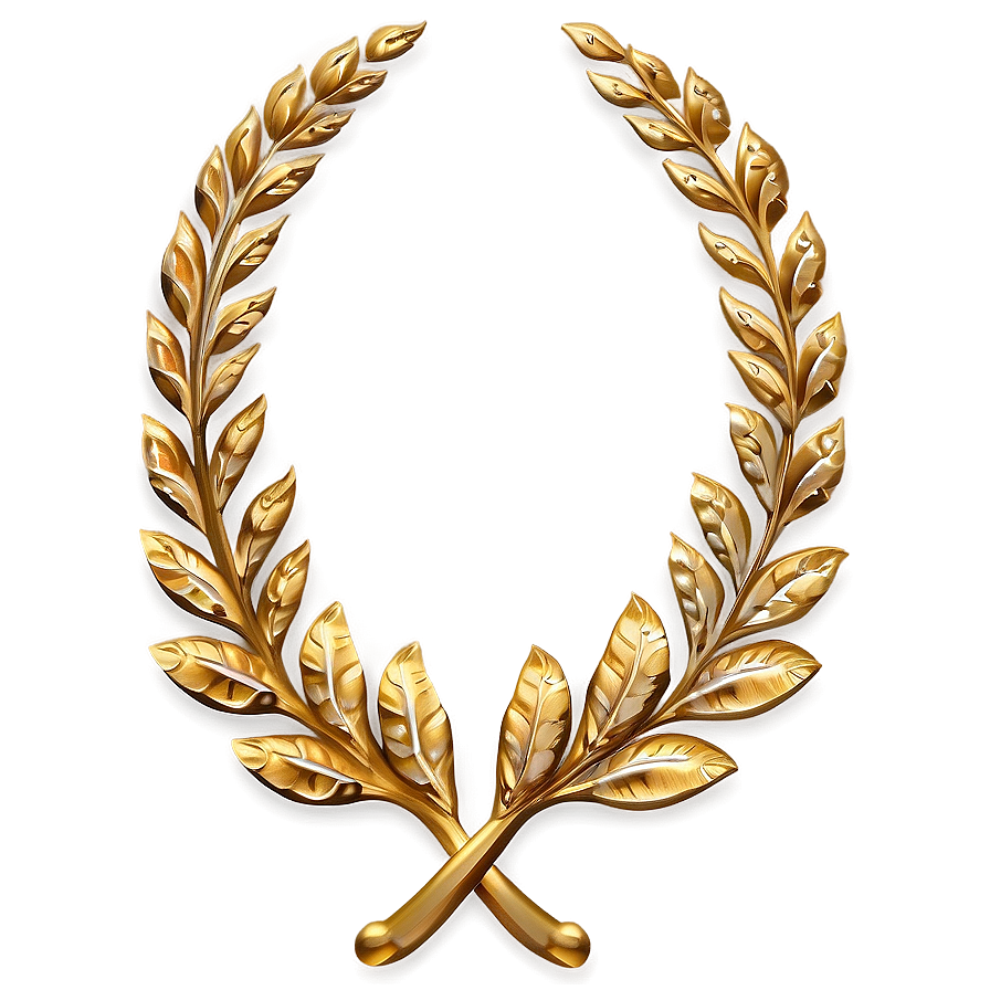 Golden Laurel Png 52 PNG image