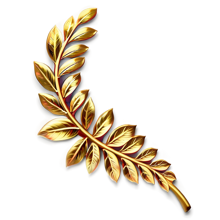 Golden Laurel Png Kin47 PNG image