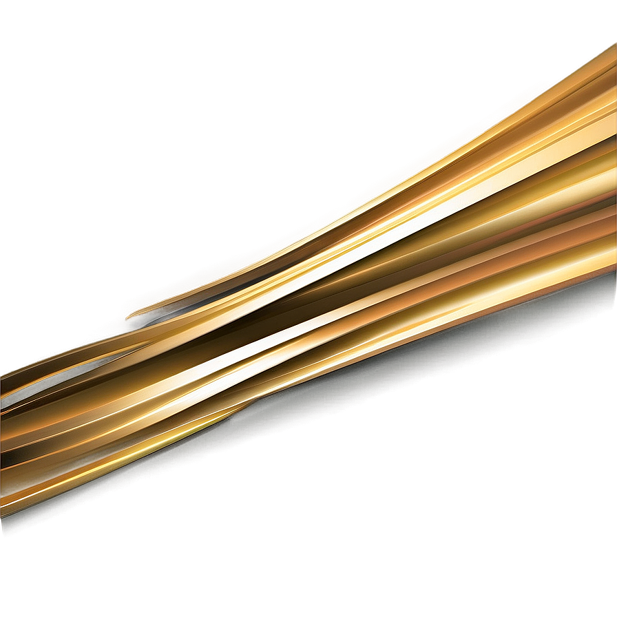 Golden Line Abstract Png Pbs43 PNG image