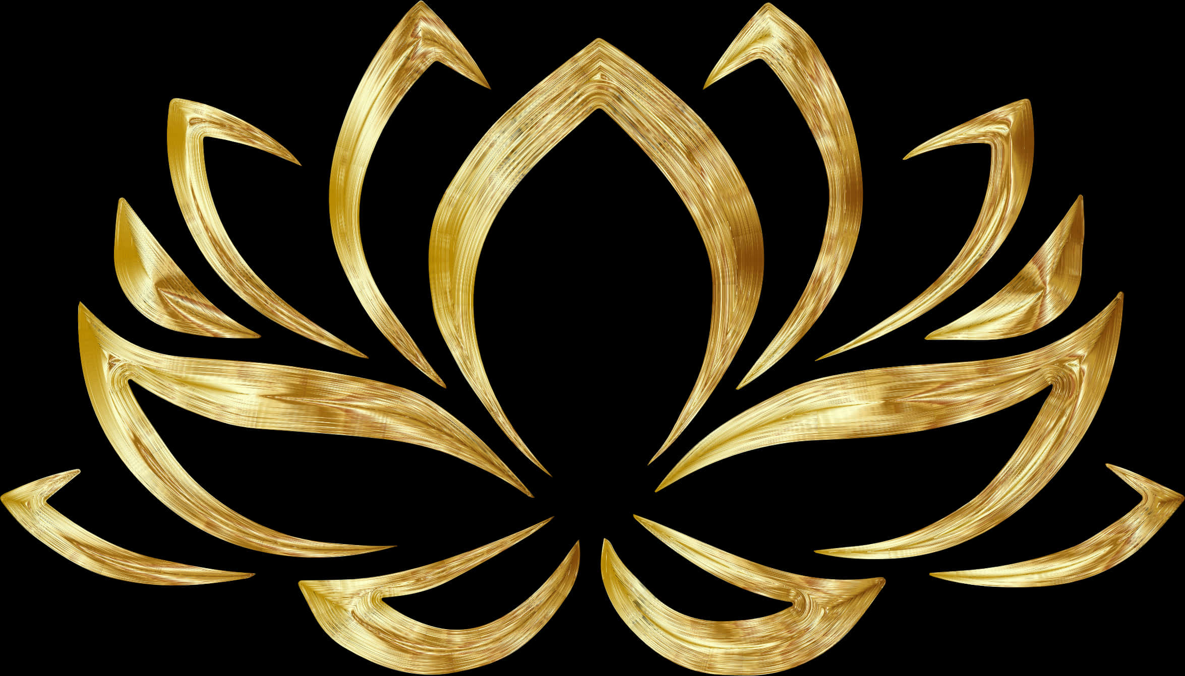 Golden_ Lotus_ Symbol_ Artwork | PNGpix.com