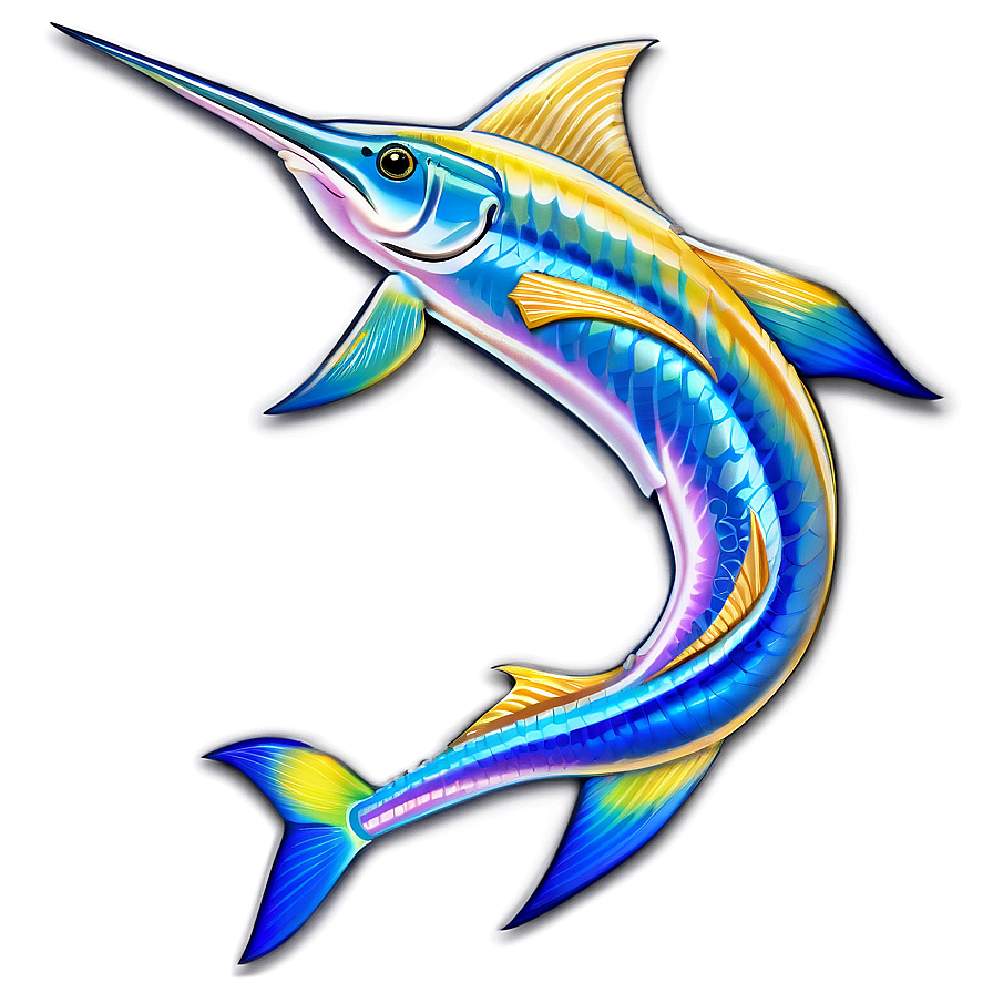 Golden Marlin Png 57 PNG image