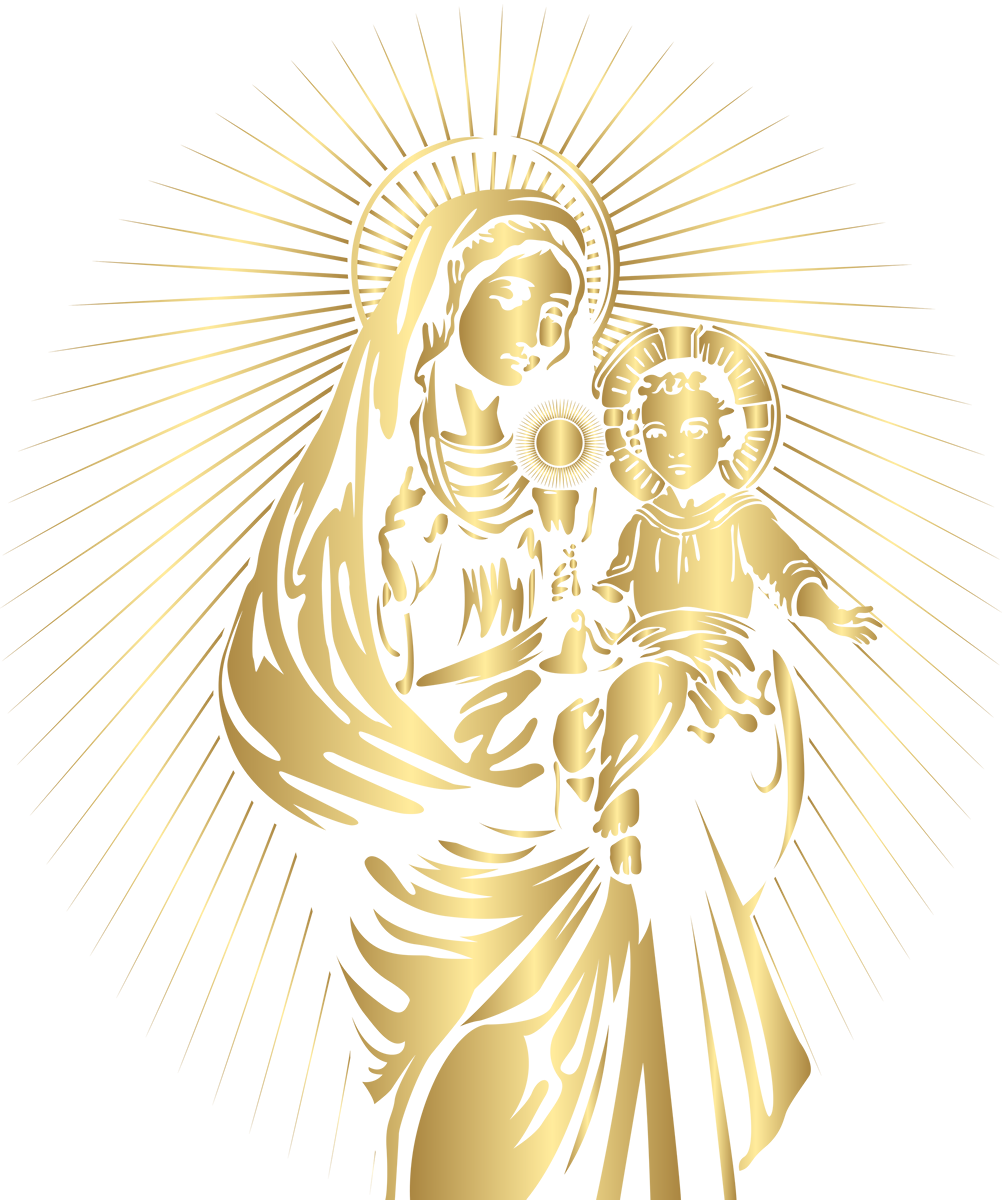 Golden Maryand Child Illustration PNG image