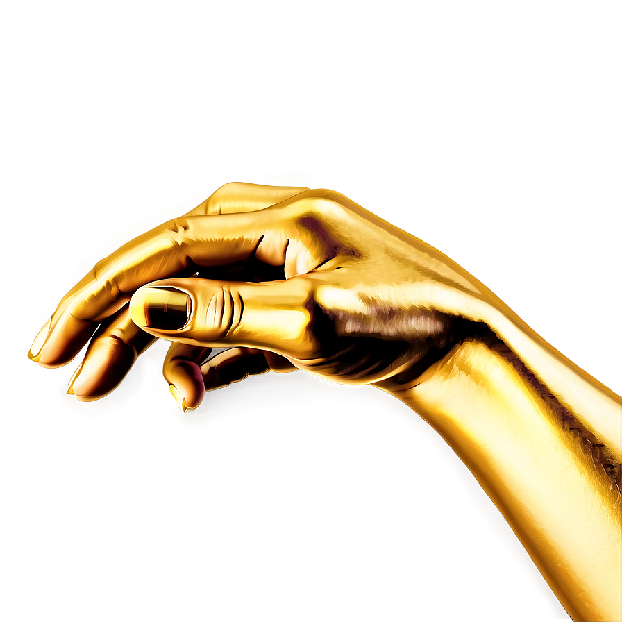 Golden Midas Touch Gesture Png 20 PNG image