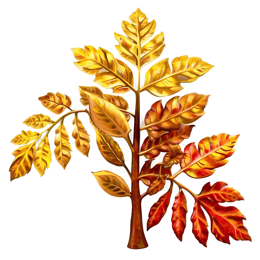 Golden Mississippi Fall Foliage Png 06252024 PNG image