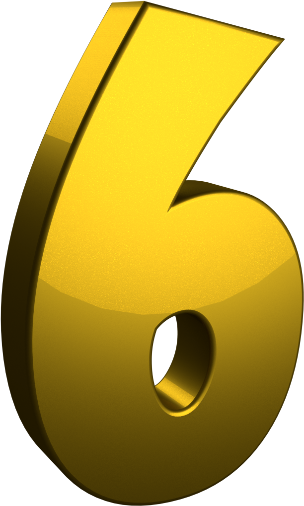 Golden Number63 D Graphic PNG image
