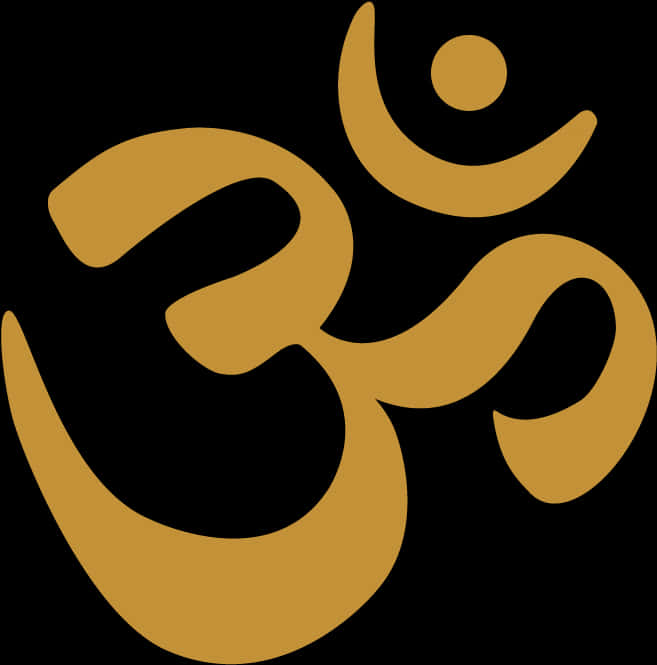 Golden Om Symbol PNG image