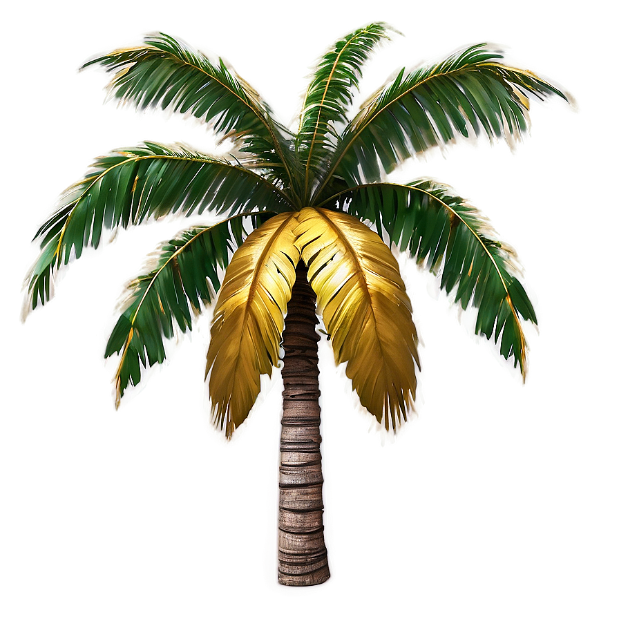 Golden Palm Tree Png 70 PNG image