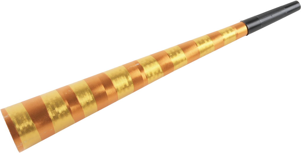 Golden Party Horn PNG image