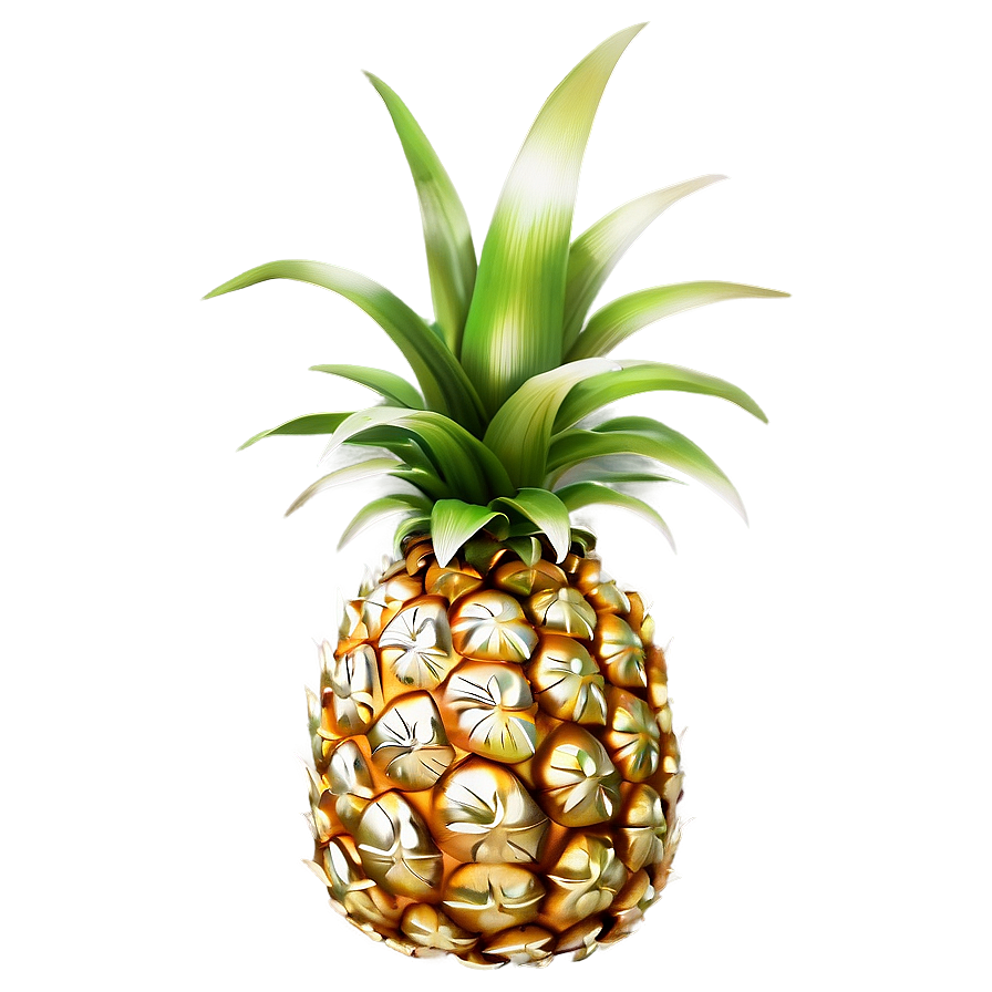 Golden Pineapple Png 14 PNG image