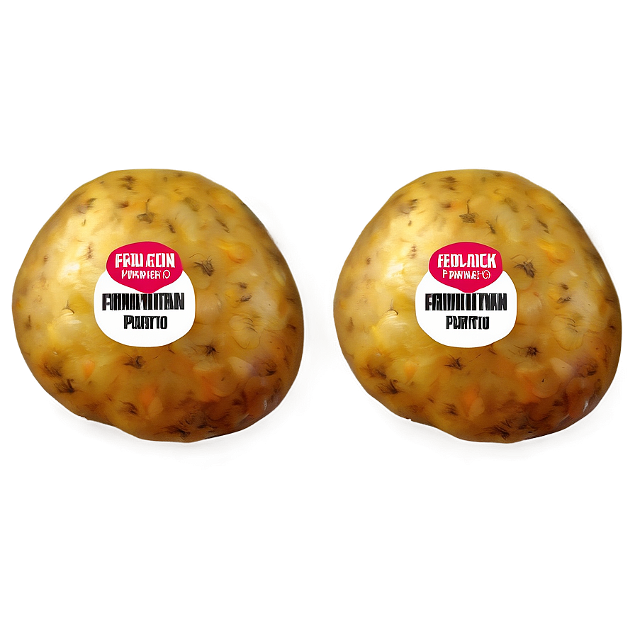 Golden Potato Png Ins PNG image