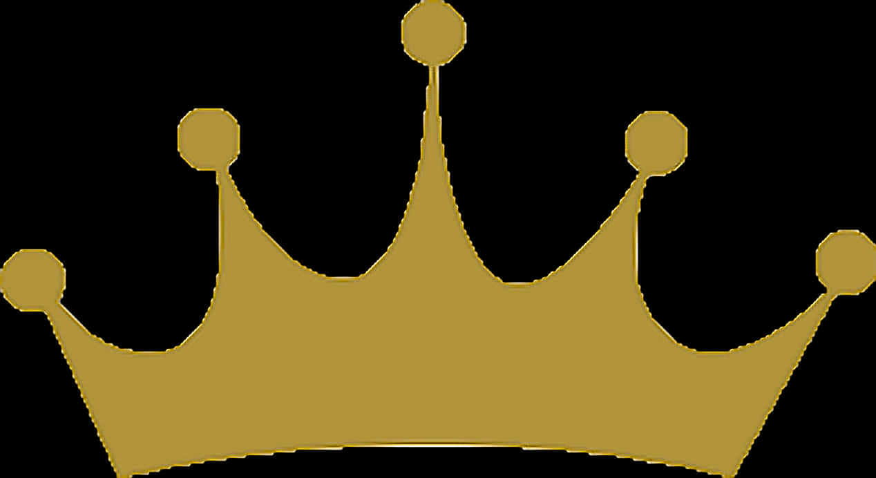 Golden Princess Crown Graphic PNG image