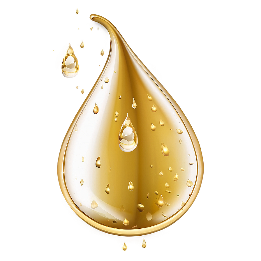 Golden Raindrop Png Gdo PNG image