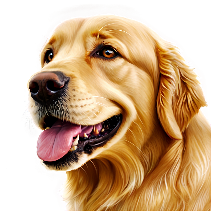 Golden Retriever Dog Head Png 17 PNG image