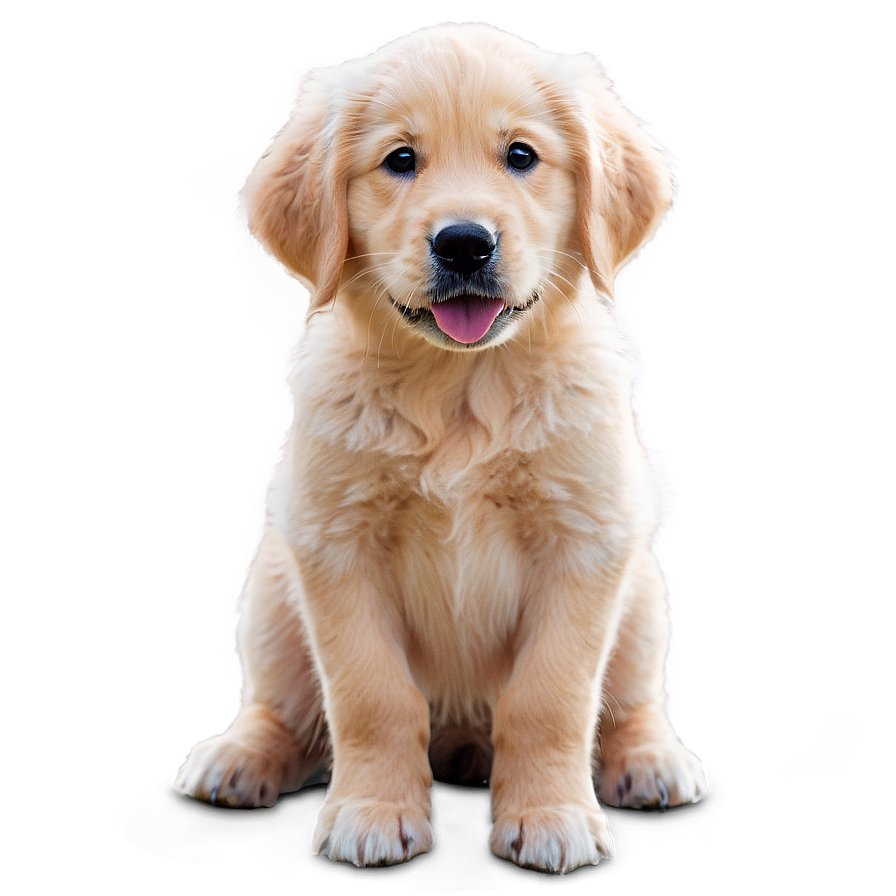 Golden Retriever Puppy A PNG image