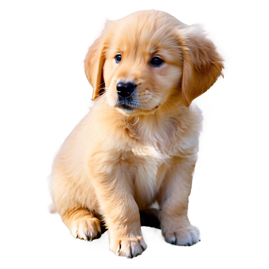 Golden Retriever Puppy Close-up Png 96 PNG image