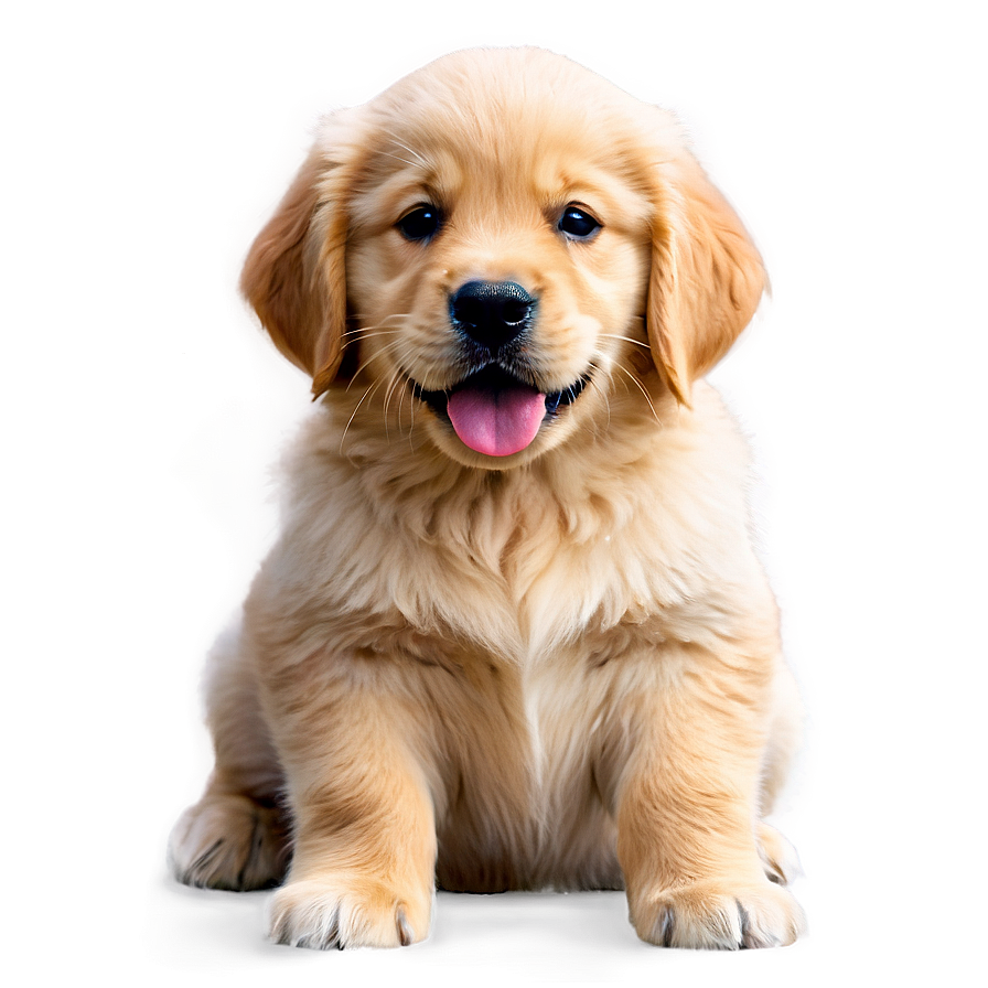 Golden Retriever Puppy Close-up Png Ghe PNG image