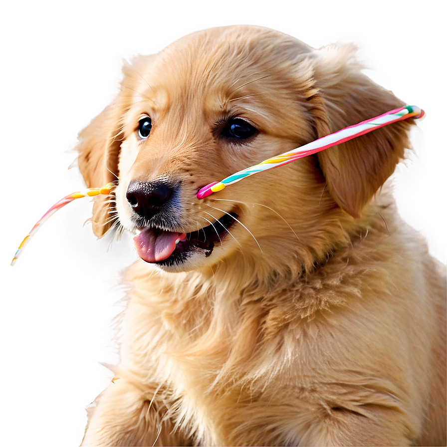 Golden Retriever Puppy On Beach Png 4 PNG image