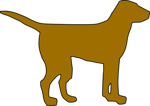 Golden Retriever Silhouette PNG image