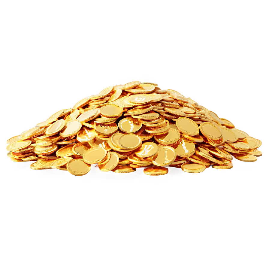 Golden Riches Pile Png 90 PNG image