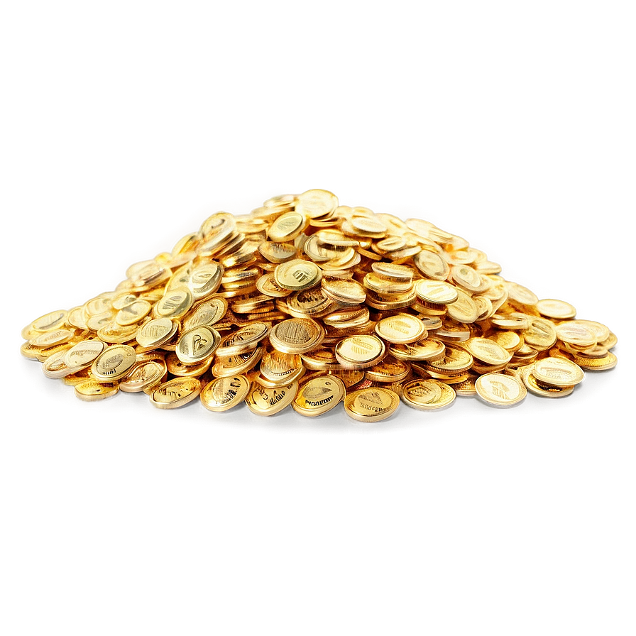 Golden Riches Pile Png Moy63 PNG image