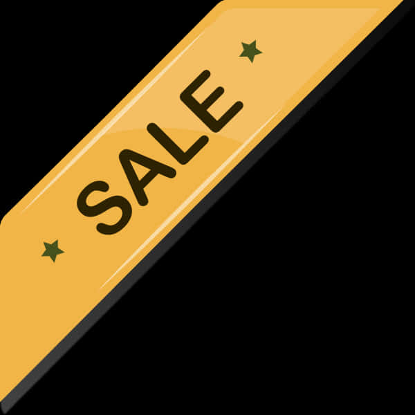 Golden Sale Banner Design PNG image