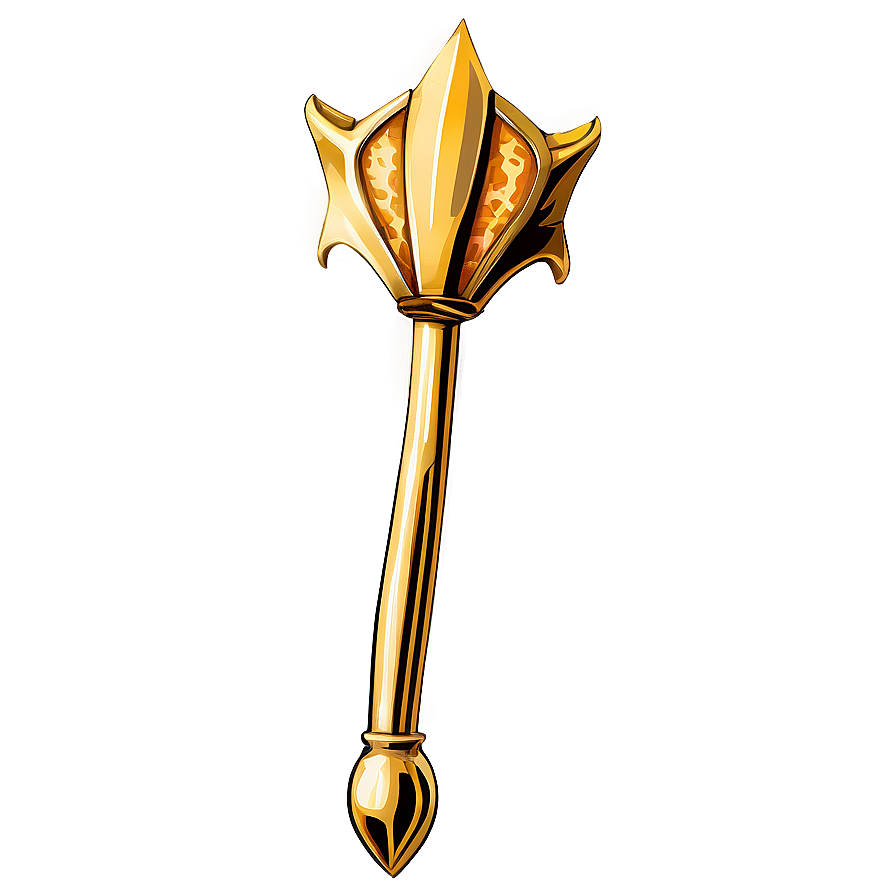 Golden Scepter Png 76 PNG image