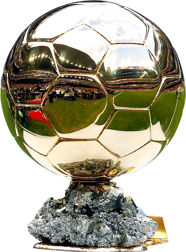 Golden Soccer Ball Trophy.png PNG image