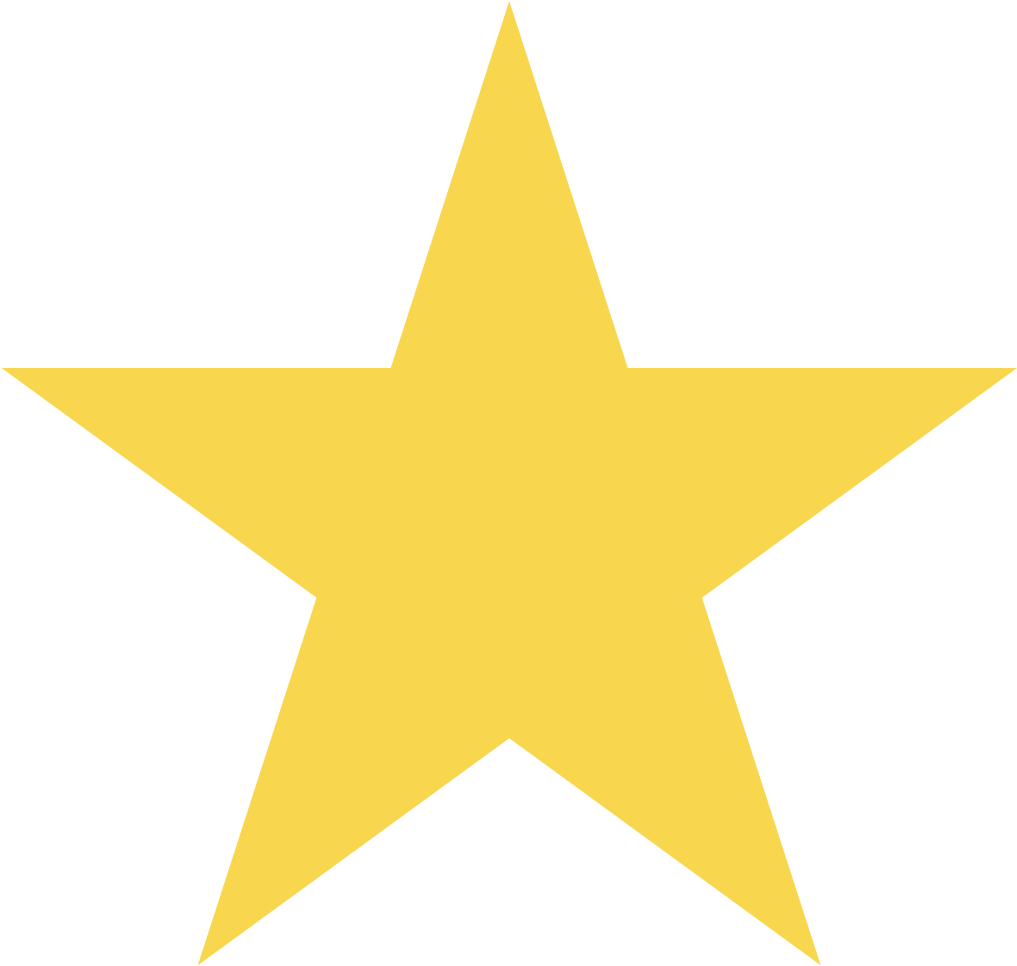 Golden Star Clipart PNG image