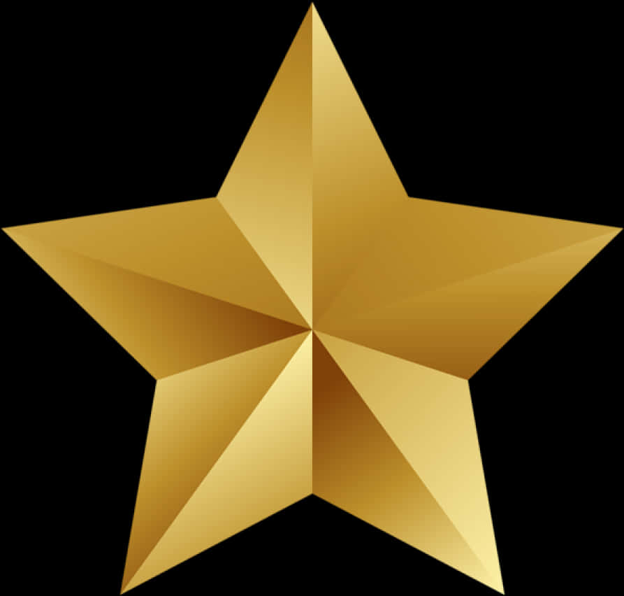 Golden Star Graphic PNG image