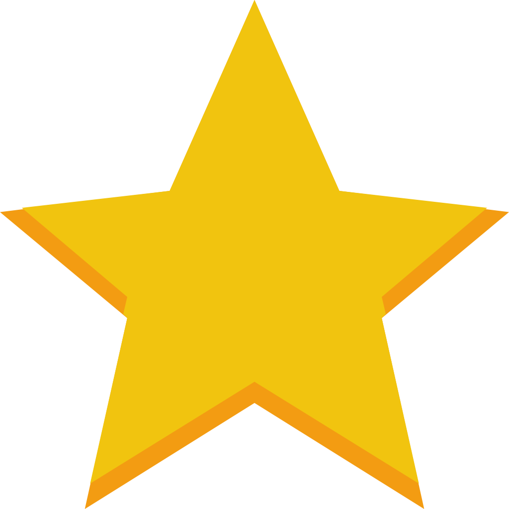 Golden Star Icon PNG image