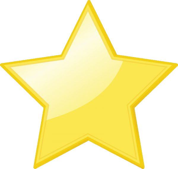 Golden Star Icon PNG image