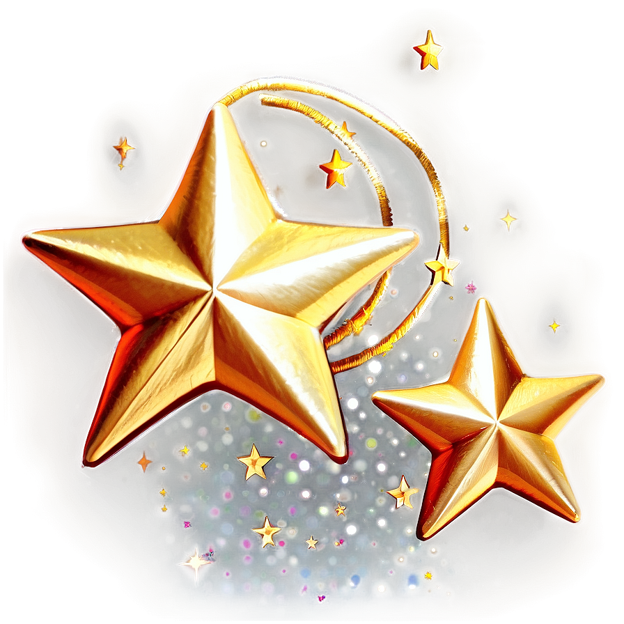 Golden Stars Transparent Png 11 PNG image