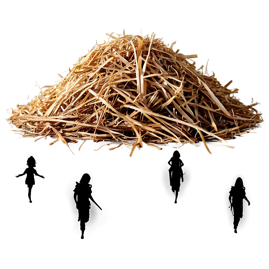 Golden Straw Mulch Png 06132024 PNG image