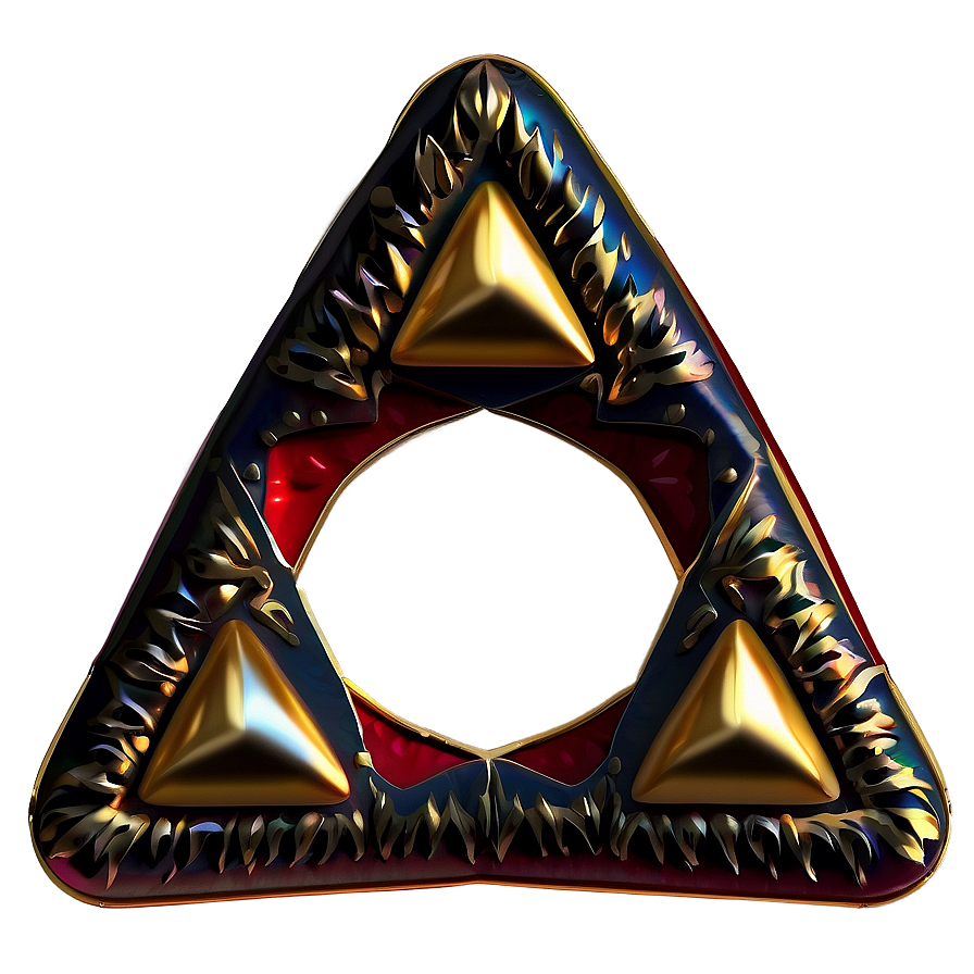 Golden Triangle Emblem Png Rjs PNG image