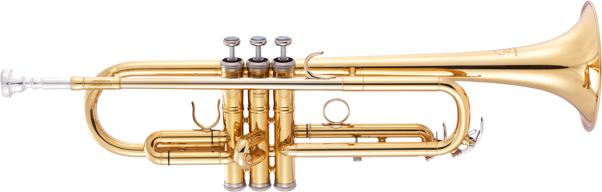 Golden Trumpet Isolatedon Transparent Background PNG image