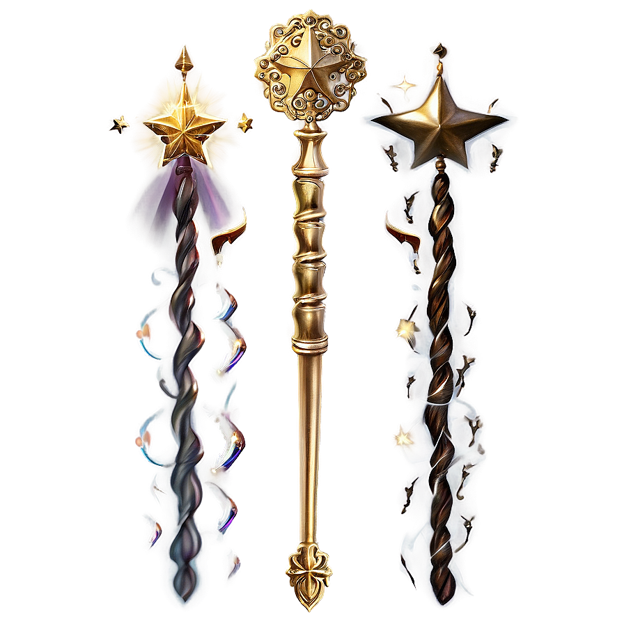 Golden Wand Png 88 PNG image