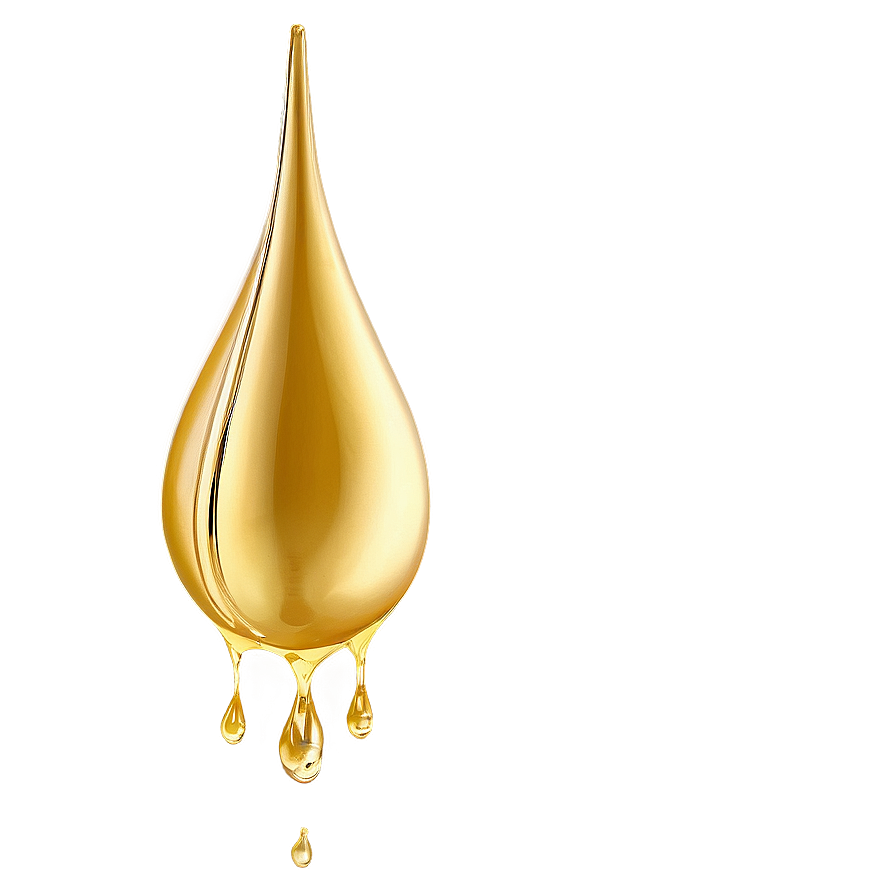 Golden Water Drop Png 06272024 PNG image