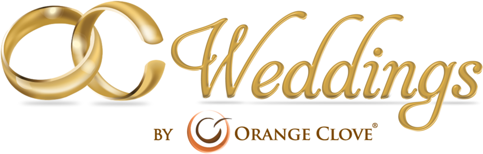 Golden Wedding Logo Design PNG image