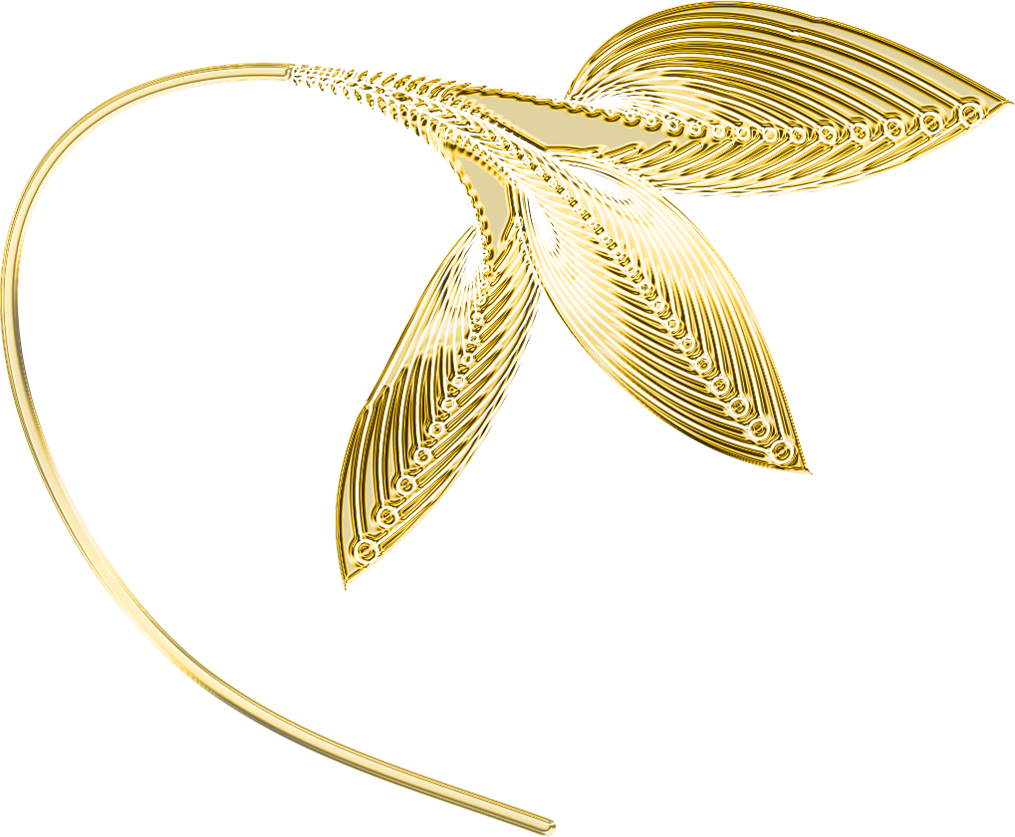 Golden Wheat Elegant Design PNG image