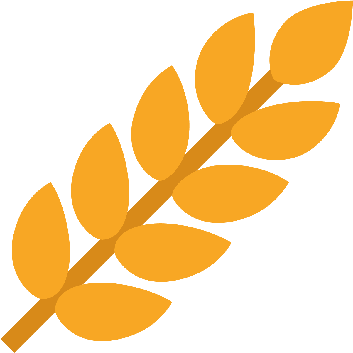 Golden Wheat Icon PNG image