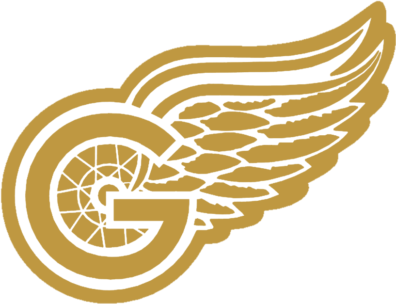 Golden Winged Wheel Logo PNG image