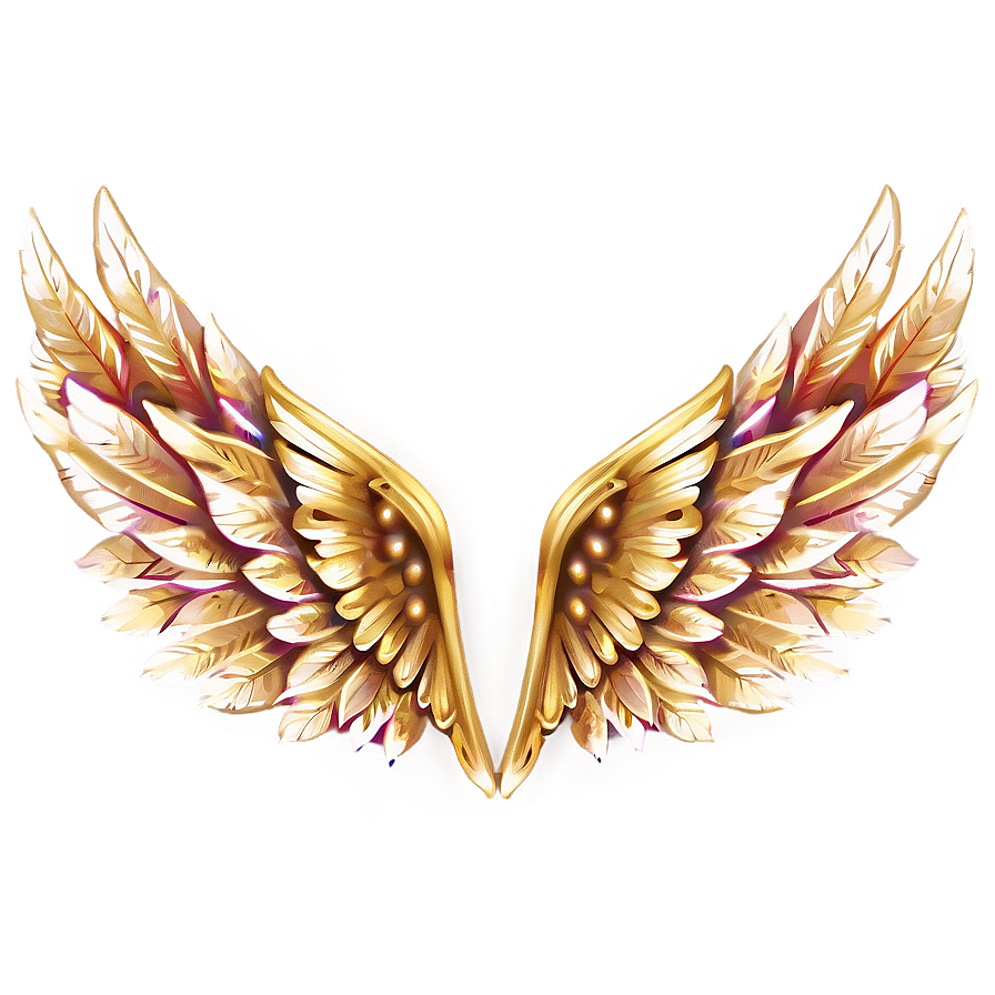 Golden Wings Png Wcw38 PNG image