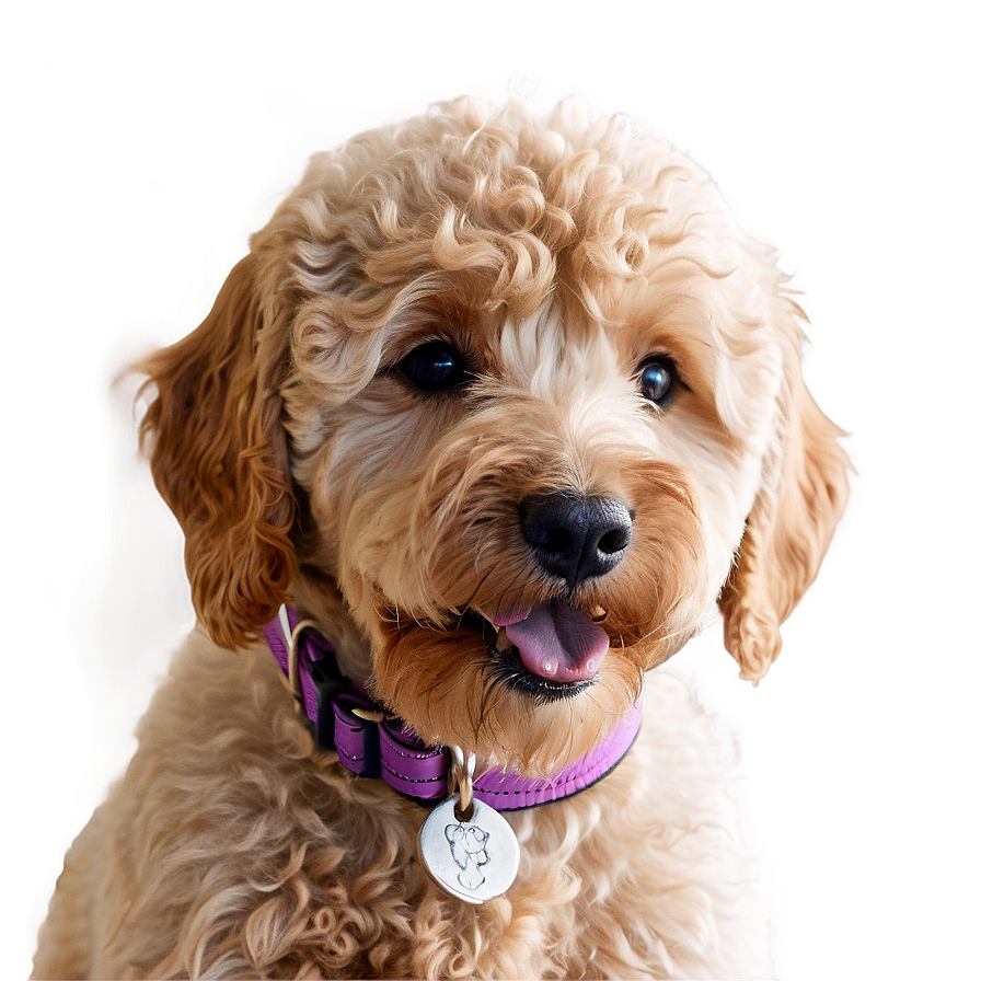 Goldendoodle Closeup Png 06262024 PNG image