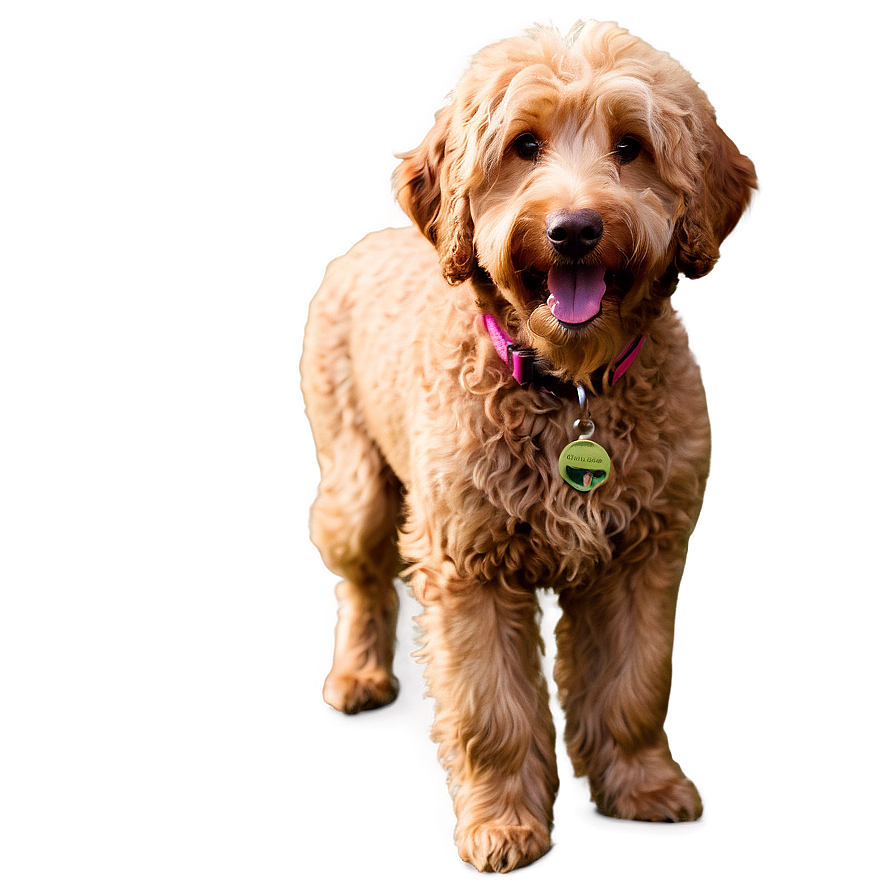 Goldendoodle In The Park Png 14 PNG image