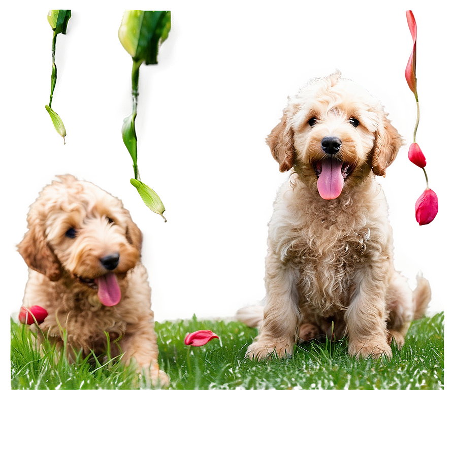 Goldendoodle Licking Png 06262024 PNG image