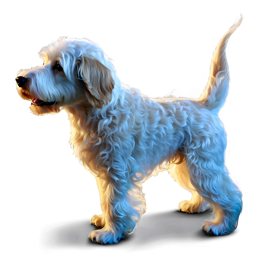 Goldendoodle Side View Png Ugf67 PNG image