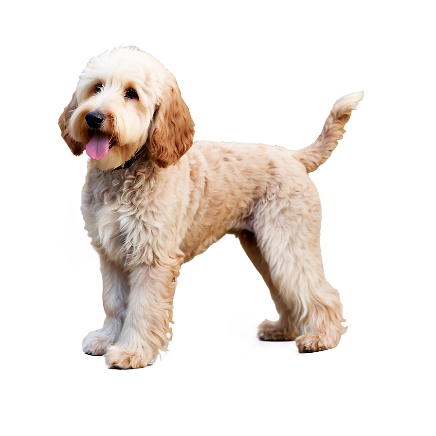 Goldendoodle With Flowers Png Jyi PNG image