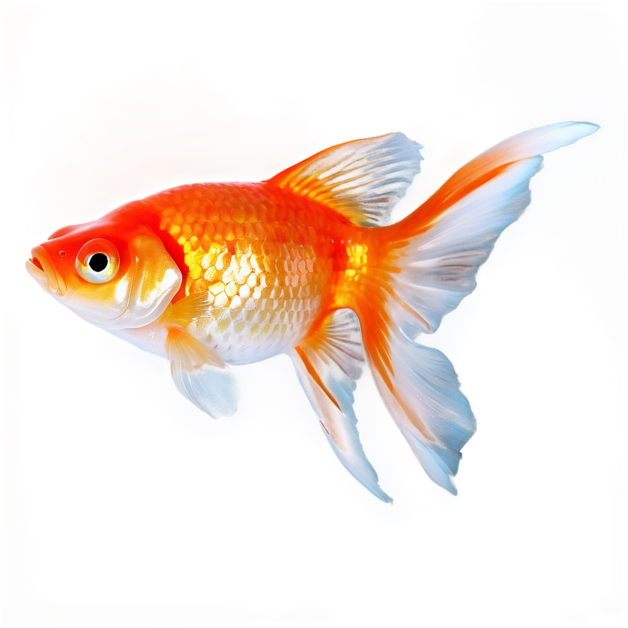 Goldfish Eating Png Han PNG image